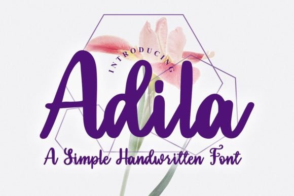 Adila Font: A Handwritten Touch for Creative Designs