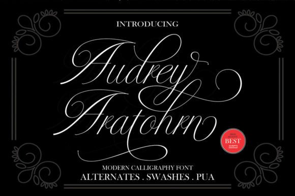 Audrey Aratohrn: A Font That Elevates Handwritten Style with Elegance and Versatility