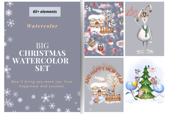 Christmas Collection of Dancing Snowmen