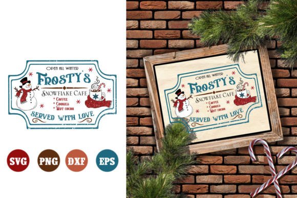 Christmas Hot Cocoa Sign SVG for Creative Projects