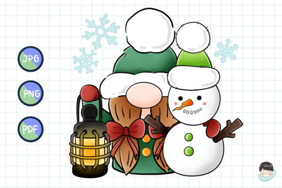 Gnome Christmas, Snowman Christmas