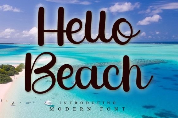 Hello Beach Font: A Fresh Design Choice