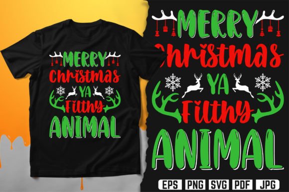 Merry Christmas Part T-Shirt Design