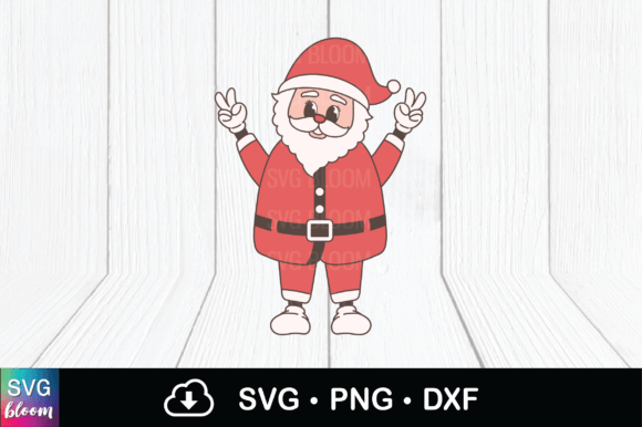 Retro Santa Claus Character: A Timeless Design for Creative Projects